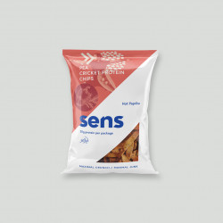 High Protein Insekten Chips – Geschmacksrichtung: scharfe Paprika